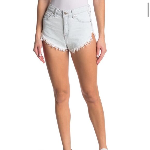 Topshop Kiri High Cutoff Shorts NWT - Picture 1 of 5